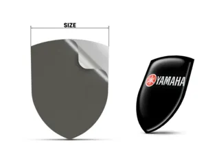 Yamaha Emblema En Relieve Acabado Exclusivo Insignias Gama Alta